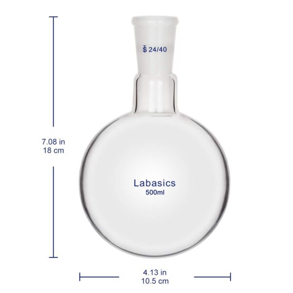 500ml Single Neck Round Bottom Flask - Image 2