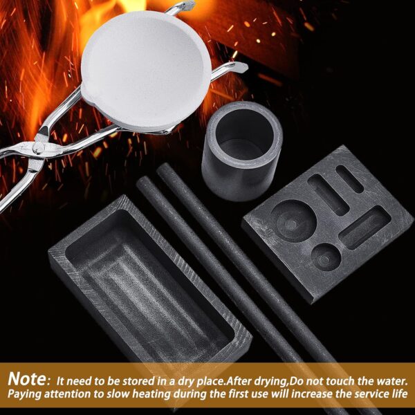 7 Pieces Graphite Torch Melting Casting Kit - Image 3